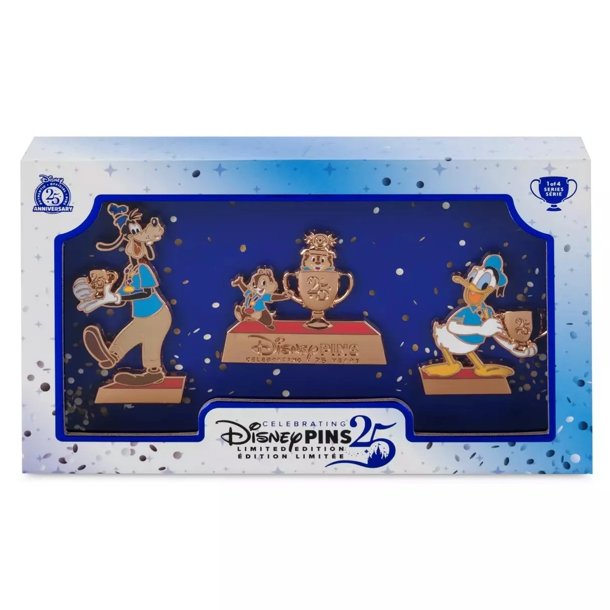 Disney Pin Trading 25th Anniversary Pin Set Series on Disney Store